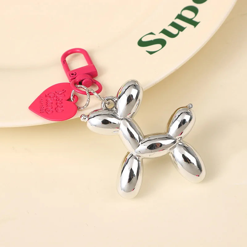 Balloon Dog Keychain – Cute & Stylish Bag Pendant - Canine Cart