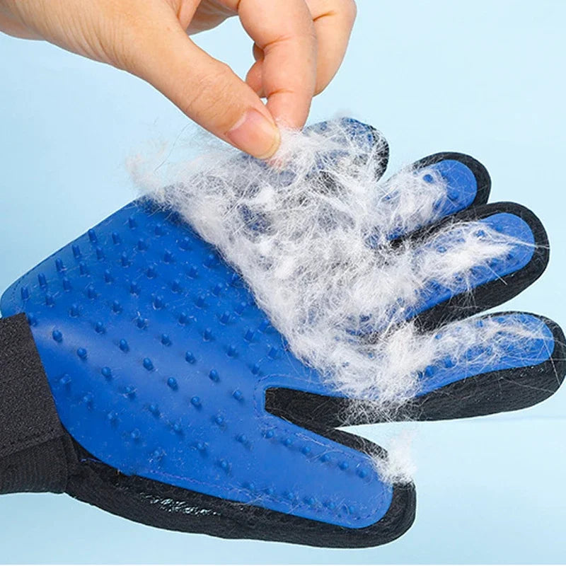 Silicone Pet Hair Removal Gloves – Easy Grooming for Cats & Dogs - Canine Cart