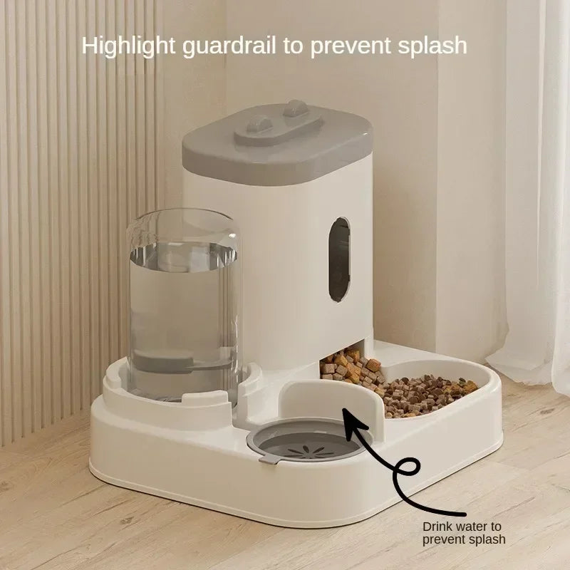 Automatic Feeder with Water Fountain – Raised Food Bowl for Dogs - Canine Cart